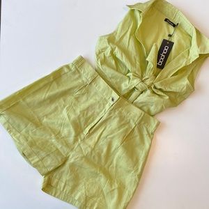 Like green two-piece summer set